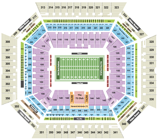 Hard Rock Stadium Orange Bowl Seating Chart
